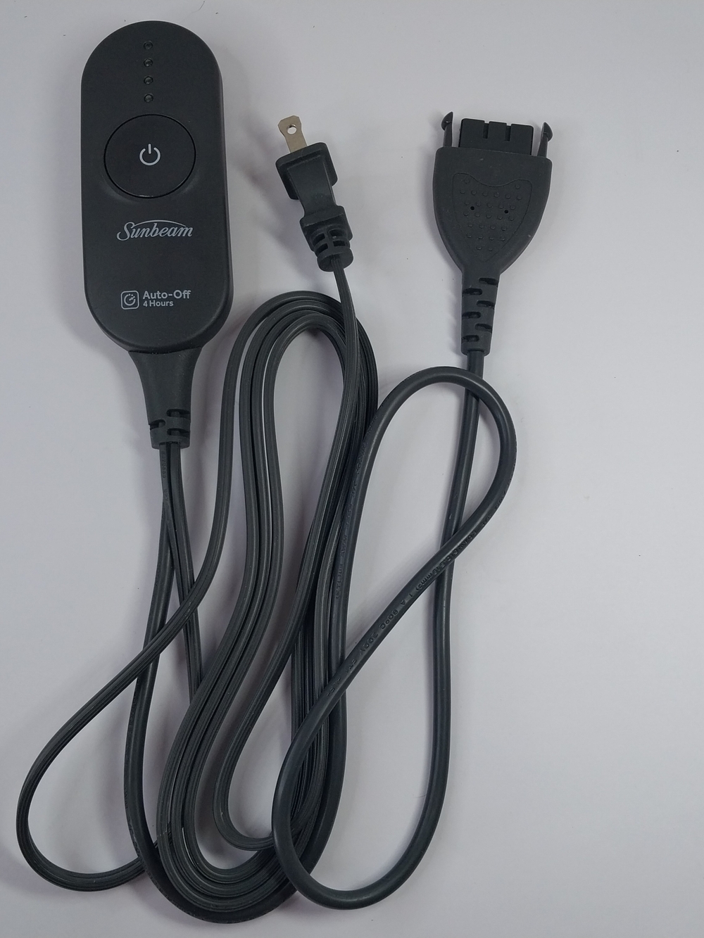 Sunbeam TBY22 3 Prong Electric Heated Blanket Controller Power Cord 120V AC 100W